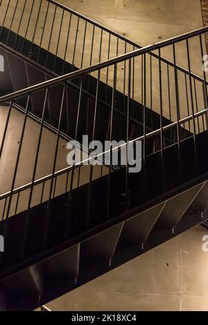 Stairs at night, London, England, UK Stock Photo