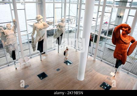 Marinmuseum (previously: Shipyard Museum, Varvsmuseet; alternate: Naval Dockyard Museum; translation: Naval Museum) is a maritime museum located on Stumholmen island, in Karlskrona, Sweden. Stock Photo