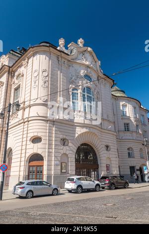 Bratislava, Slovakia - May 31, 2022: Building of Slovak Philharmonic. Stock Photo