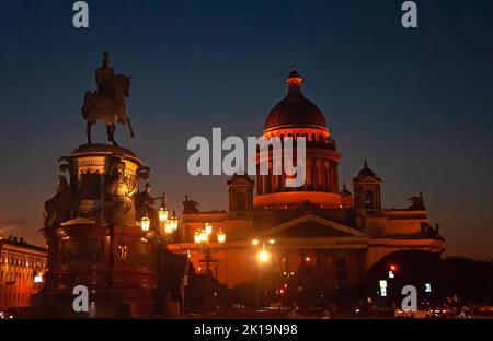 St. Petersburg, Russia - August 17 , 2022: Saint Isaac's Cathedral St. Petersburg Stock Photo