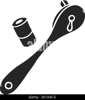 Hand drawn ratchet tools icons vector illustration Stock Vector
