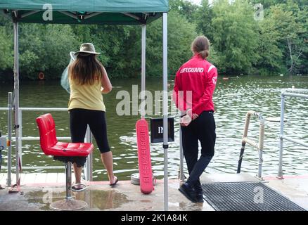 Kenwood ladies pond hampstead heath London Stock Photo