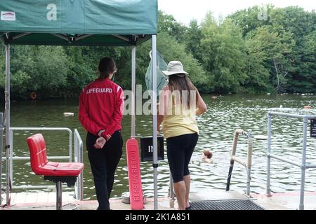 Kenwood ladies pond hampstead heath London Stock Photo