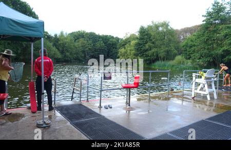 Kenwood ladies pond hampstead heath London Stock Photo