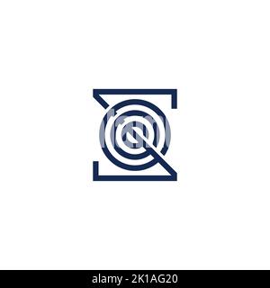 letter s target dart symbol logo vector Stock Vector