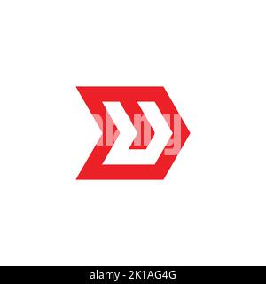 letter u arrow negative space logo vector Stock Vector