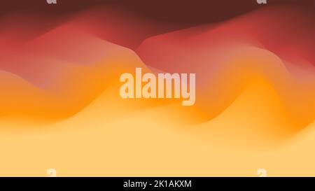Abstract autumn season colors liquid or fluid wave shape design soft blurred background. Vector illustration Stock Vector