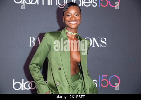 New York, United States. 09th Sep, 2022. Aïssa Maïga attends 2022 Harper's Bazaar ICONS & Bloomingdale's 150th Anniversary in New York City. Credit: SOPA Images Limited/Alamy Live News Stock Photo