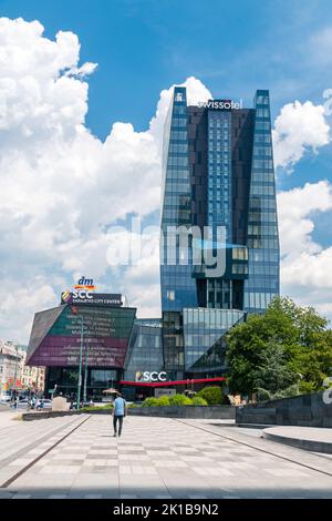 Sarajevo, Bosnia and Herzegovina - June 3, 2022: SCC - Sarajevo City Center, shopping mall. Stock Photo