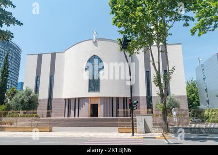 Tirana, Albania - June 4, 2022: St. Paul's Cathedral. Stock Photo