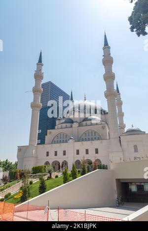 Great Mosque of Tirana in Albania. Stock Photo