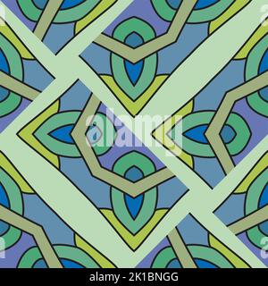 Abstract trendy seamless patterns set with hand drawn colorful shapes Stock Vector