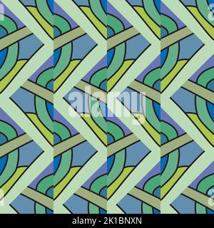 Abstract trendy seamless patterns set with hand drawn colorful shapes Stock Vector