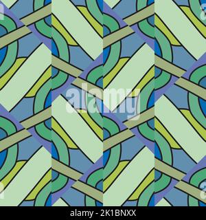 Abstract trendy seamless patterns set with hand drawn colorful shapes Stock Vector