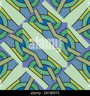 Abstract trendy seamless patterns set with hand drawn colorful shapes Stock Vector