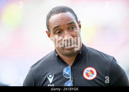 manager of Reading FC Paul Ince during the Sky Bet Championship match between Wigan Athletic and Reading at the DW Stadium, Wigan on Saturday 17th September 2022. (Credit: Mike Morese | MI News) during the Sky Bet Championship match between Wigan Athletic and Reading at the DW Stadium, Wigan on Saturday 17th September 2022. Credit: MI News & Sport /Alamy Live News Stock Photo