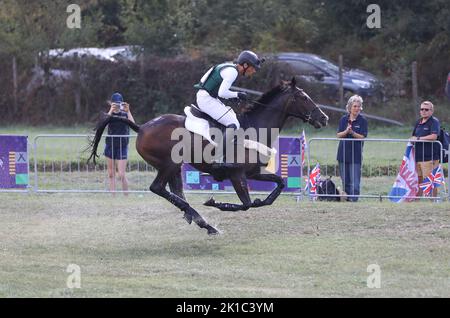 Rome, Italy. 17th Sep, 2022. At Protoni del Vivaro in Rome FEI World Campionship. Cross Country Race. In this picture: Sam Watson (Photo by Paolo Pizzi/Pacific Press) Credit: Pacific Press Media Production Corp./Alamy Live News Stock Photo