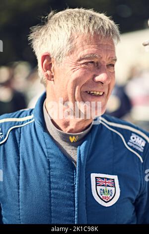 Goodwood, Chichester, UK. 17th Sept, 2022. Racing driver and TV presenter Tiff Needell during the 2022 Goodwood Revival (Photo by Gergo Toth / Alamy Live News) Stock Photo