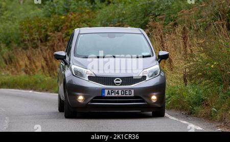 2014 1198 cc grey Nissan Note Stock Photo