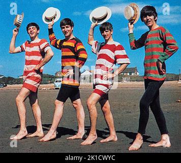EMI CD  Disc Booklet - The Beatles /1962-1966. Stock Photo