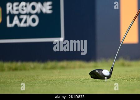 Ball during the DS Automobiles Italian Golf Open 2022 at Marco Simone Golf Club on September 17, 2022 in Rome Italy. Stock Photo