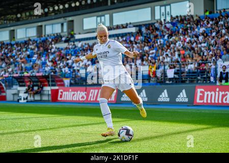 Madrid, Madrid, Spain. 17th Sep, 2022. SOFIE SVAVA (23) in action during the football match between.Real Madrid and Valencia celebrated in Madrid, Spain at Alfredo Di Stefano stadium on Saturday 17 September 2022 valid for matchweek 2 of the women's spanish first division 'Liga F'' football league (Credit Image: © Alberto Gardin/ZUMA Press Wire) Stock Photo