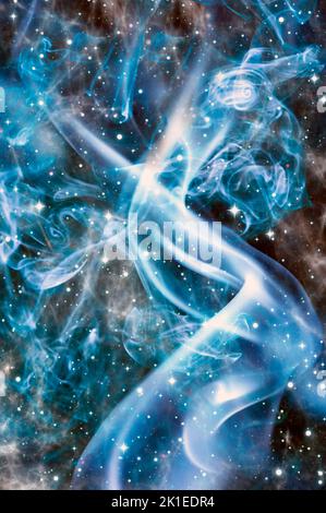 blue abstract background Stock Photo