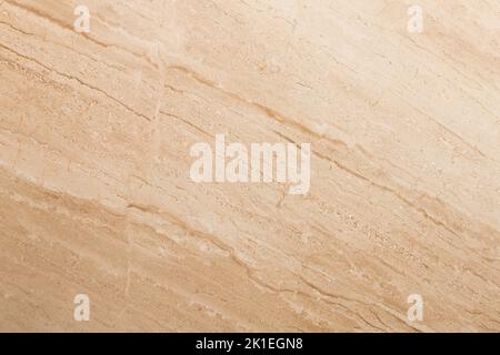 Daino reale natural marble stone texture. Extra soft beige, brown natural material texture, photo of slab. Glossy pattern for exterior home decoration Stock Photo