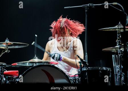 HALESTORM  SZIGET Festival, Budapest, HUNGARY , 12/08/2015 Florent 'MrCrash' B. Stock Photo