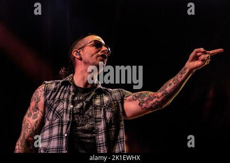 AVENGED SEVENFOLD HELLFEST Festival, Clisson, FRANCE , 21/06/2014 Florent 'MrCrash' B. Stock Photo