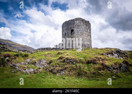 Dolbadarn Castle, Llanberis, Gwynedd, Snowdonia National Park, North Wales. Stock Photo