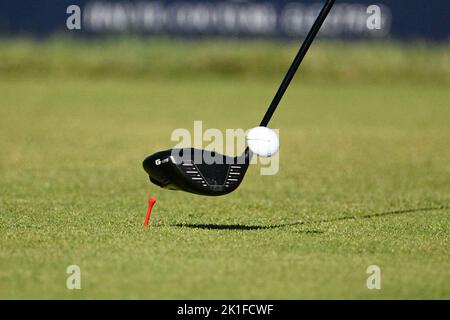 Rome, Italy. 18th Sep, 2022. Ball during the DS Automobiles Italian Golf Open 2022 at Marco Simone Golf Club on September 18, 2022 in Rome Italy. Credit: Independent Photo Agency/Alamy Live News Stock Photo
