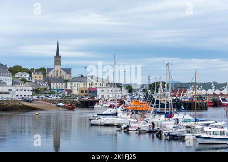 Killybegs fishing port harbour in County Donegal, Ireland Stock Photo