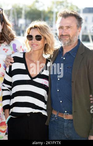 Ingrid Chauvin and Alexandre Brasseur attend the Demain nous appartient photocall during the La Rochelle Fiction Festival on September 17, 2022 in La Rochelle, France. Photo by David Niviere/ABACAPRESS.COM Stock Photo