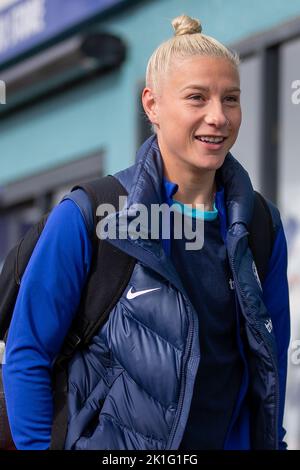 Bethany England #9 of Chelsea Women during the The Fa Women's Super League match Liverpool Women vs Chelsea Women at Prenton Park, Birkenhead, United Kingdom, 18th September 2022  (Photo by Phil Bryan/News Images) Stock Photo