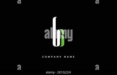 BG, GB Abstract Letters Logo Monogram Stock Vector