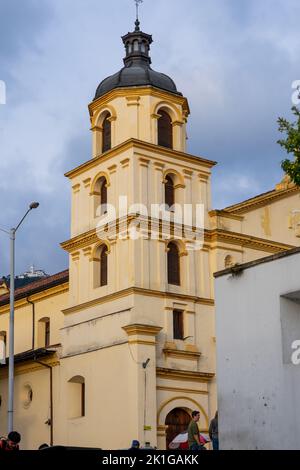 Candelaria Church in Bogota, Colombia Stock Photo