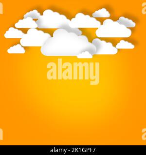 All the storage youll ever need. Conceptual image representing modern cloud computing. Stock Photo