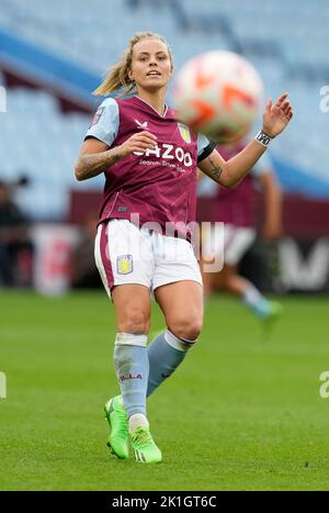 Birmingham, England, 18th September 2022. Anna Patten of Aston Villa ...