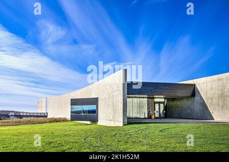 The Visitor Center of September 11th’s Flight 93 Memorial in Stoystown, Pennsylvania. Stock Photo
