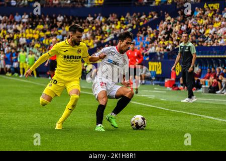 Goal Celebration Alex Baena of Villarreal CF, Alexander Sorloth of  Villarreal CF in action during the La Liga EA Sport Regular Season Round 3  on augus Stock Photo - Alamy