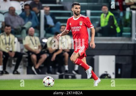 Turin, Italy. 14th Sep, 2022. UEFA Champions League 2022-23. Juventus VS Benfica 1-2. Rafa Silva, Benfica.- photo copyright: Cristiano BARNI/ATP images Credit: SPP Sport Press Photo. /Alamy Live News Stock Photo