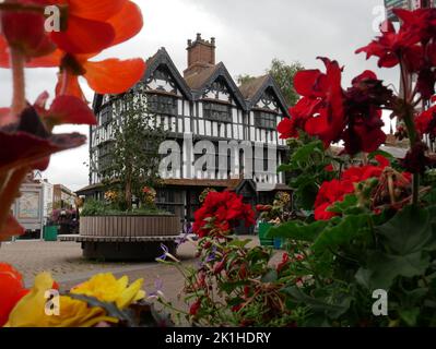 The Black and White House Museum, Hereford, Herefordshire Stock Photo