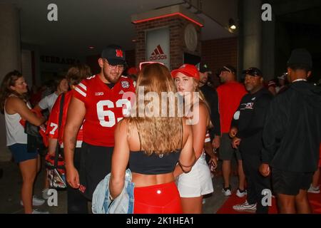 Nebraska and Interim Head Coach Mickey Joseph look to get the program back on track after the surprise firing of Scott Frost last week against the 6th Stock Photo