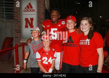 Nebraska and Interim Head Coach Mickey Joseph look to get the program back on track after the surprise firing of Scott Frost last week against the 6th Stock Photo