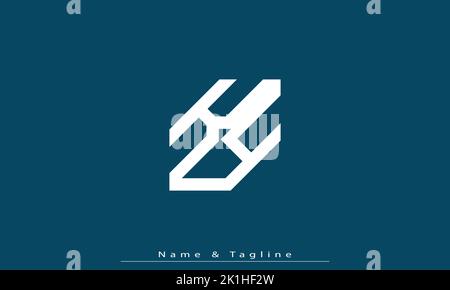Alphabet letters Initials Monogram logo KY , YK Stock Vector