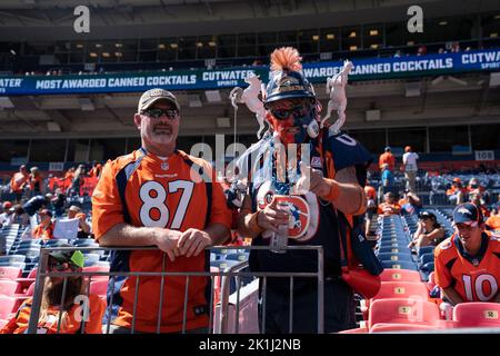 Denver, USA. 18th Sep, 2022. September 18, 2022: Denver Broncos