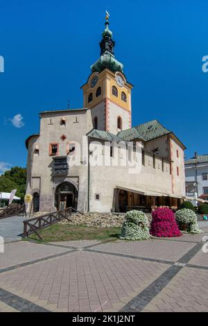 The town castle in the summer. Banska Bystrica. Slovakia. Stock Photo