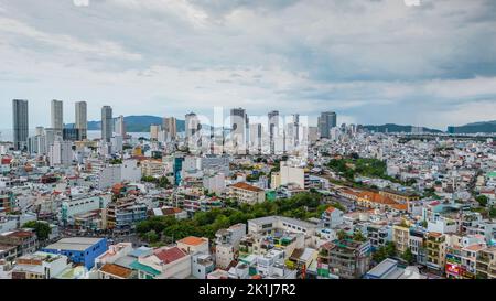 September 5, 2022: Nha Trang coastal city center, Khanh Hoa province, Vietnam Stock Photo