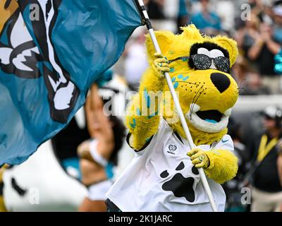 November 27, 2022: Jaxson De Ville, Jacksonville Jaguars mascot during a  game between the Baltimore Ravens and the Jacksonville Jaguars in  Jacksonville, FL. Romeo T Guzman/CSM/Sipa USA.(Credit Image: © Romeo  Guzman/Cal Sport